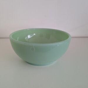 Vtg FIRE KING Oven Ware Green Jadeite Glass Soup Cereal 5" Bowl